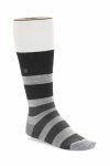 FASHION STRIPE (Socks-Fashion Stripe-Coton-Gris)