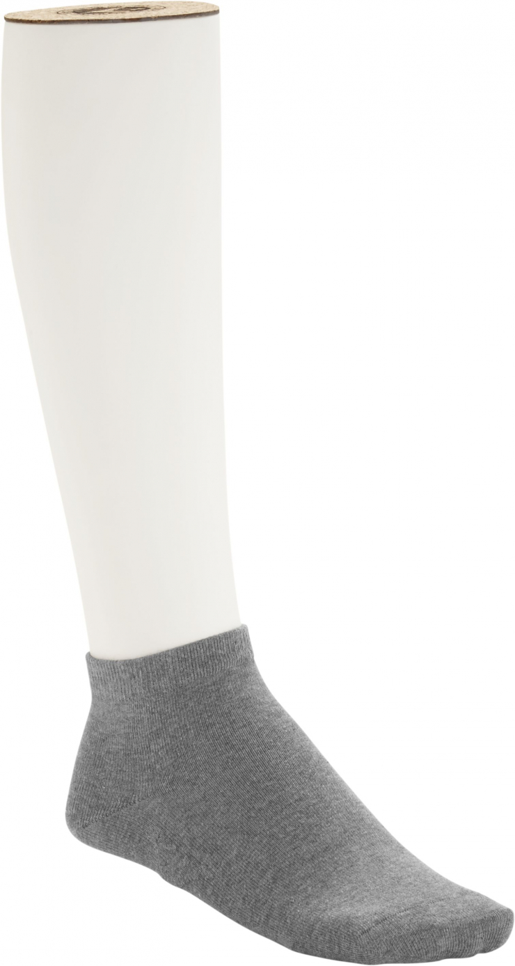 COTTON SOLE SNEAKER (2 PCS) (Socks-Cotton Sole Sneaker 2-Pack-coton-grey)