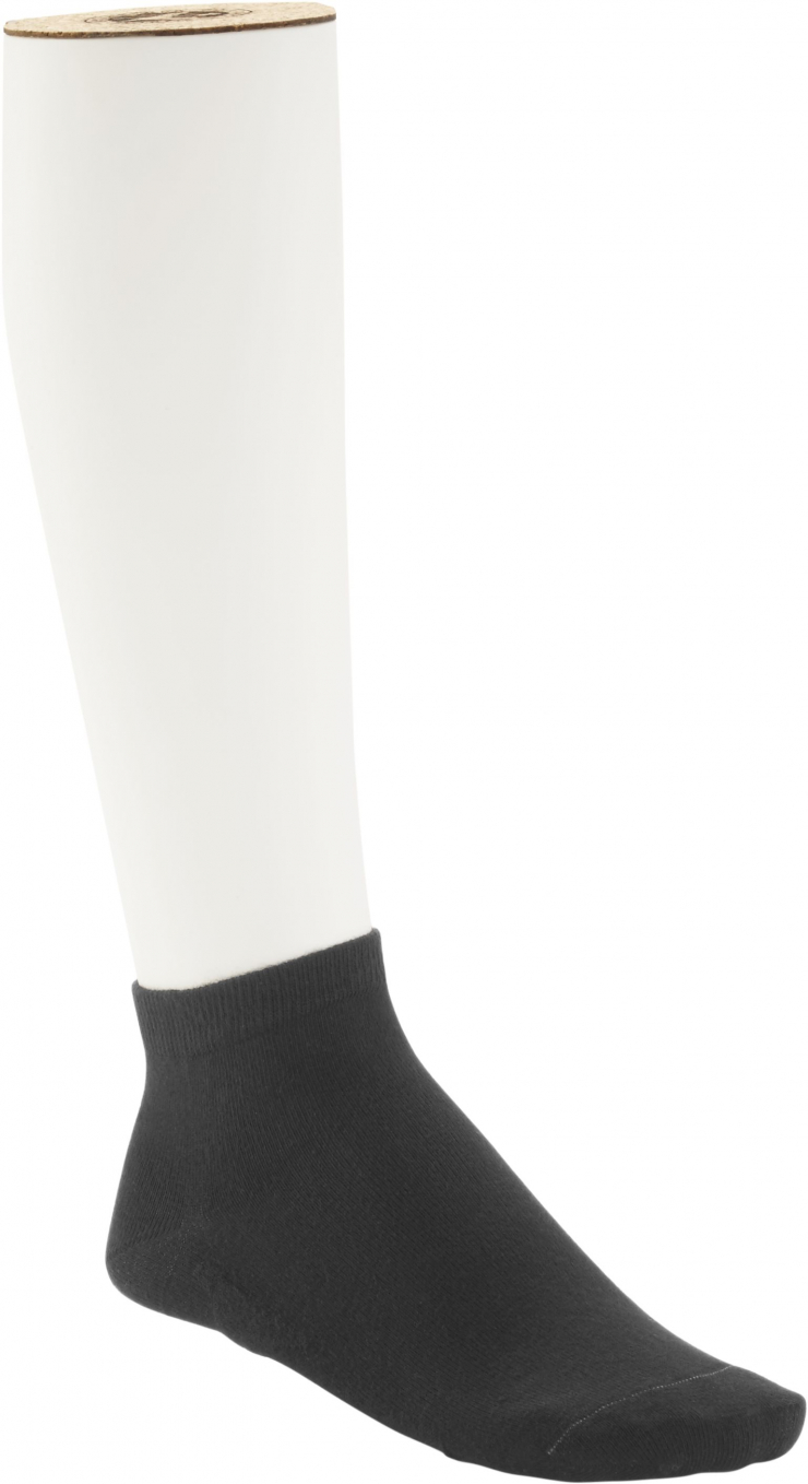 COTTON SOLE SNEAKER (2 PCS) (Socks-Cotton Sole Sneaker 2-Pack-coton-black)